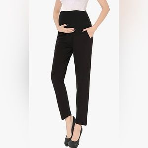 Maternity Capris, High Rise Stretch Over-Bump - NWT; size S